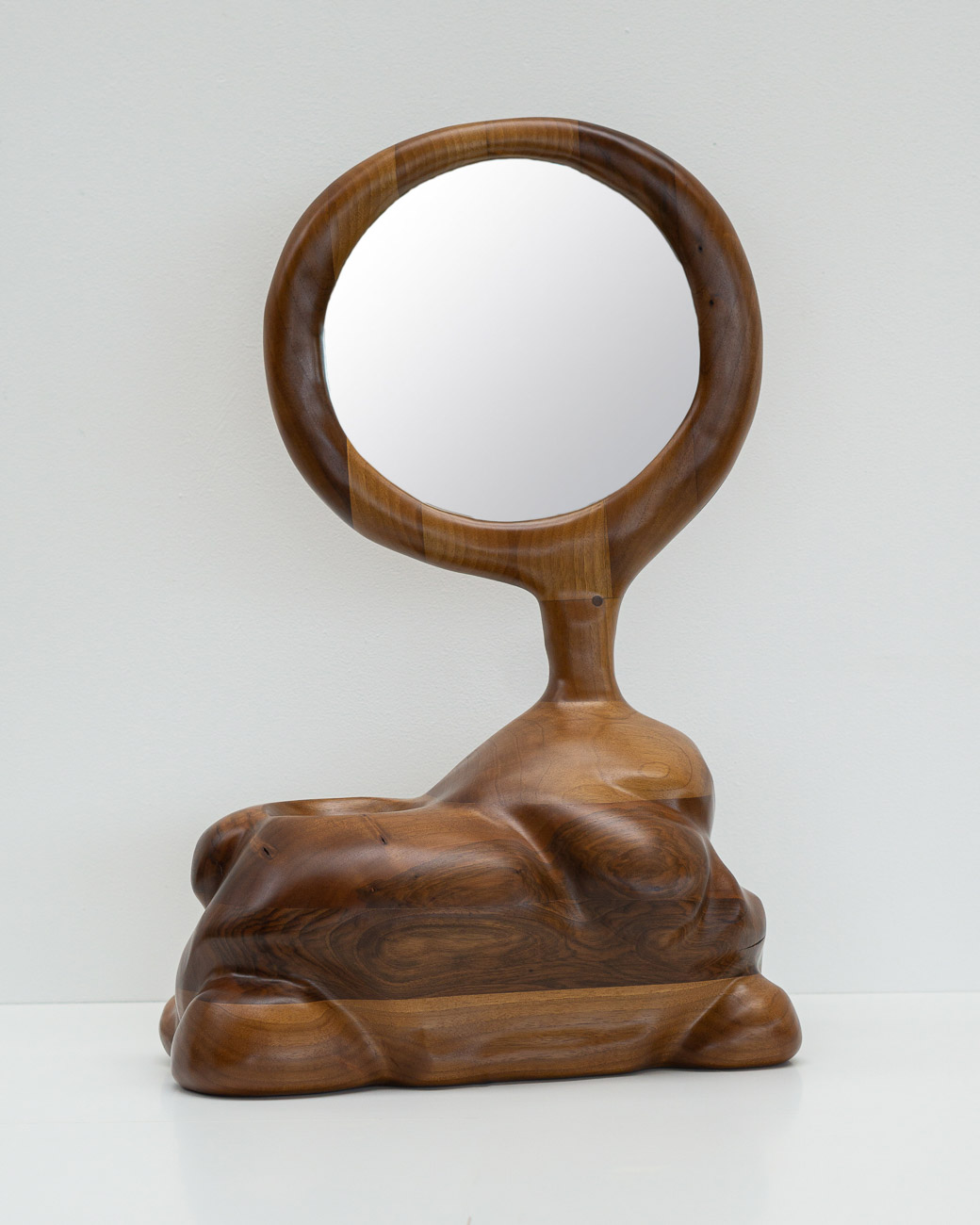 sculpture with a mirror