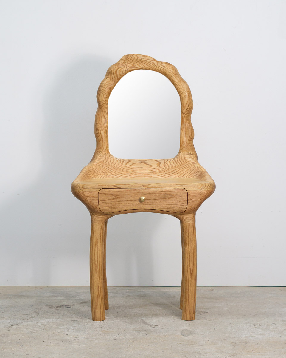 Dressing table / Vanity red oak