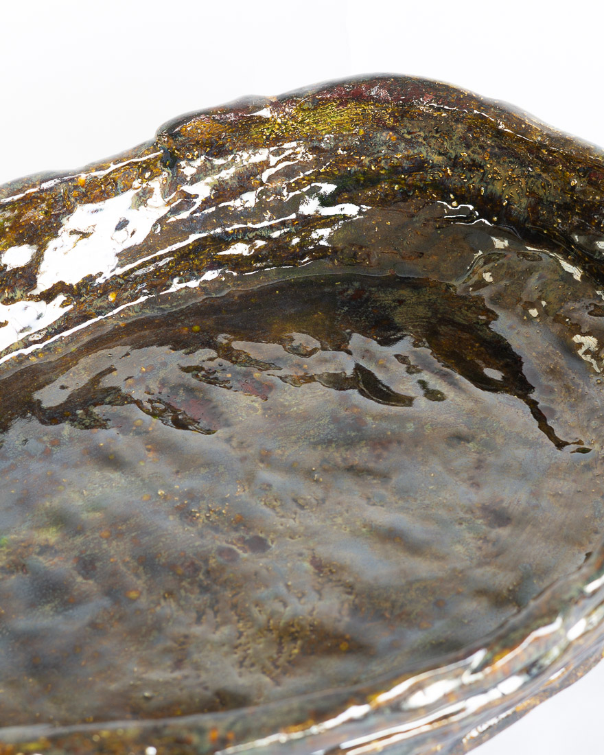 ceramics bowl by knysch dark green